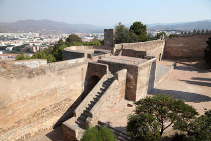 Bastion des Castillo de Gibralfaro