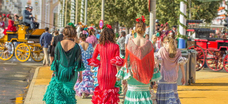 Bild von der Feria de Abril in Sevilla