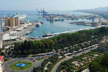 Hafen von Malaga