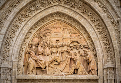 Maurische Ornamente der Kathedrale in Sevilla