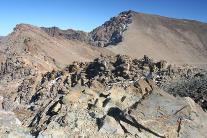Gipfel des Mulhacén in der Sierra Nevada