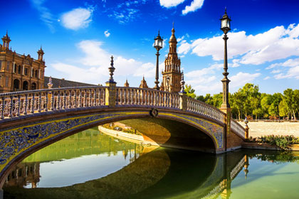 Spanischer Platz - Plaza de Espana - Sevilla