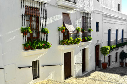 Weiße Häuser in Medina-Sidonia